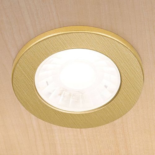 Spot Encastré Meuble Led Artist Lot De 3 Laiton