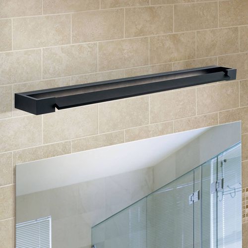 Applique Miroir Led Marilyn Noire, Largeur 90 Cm