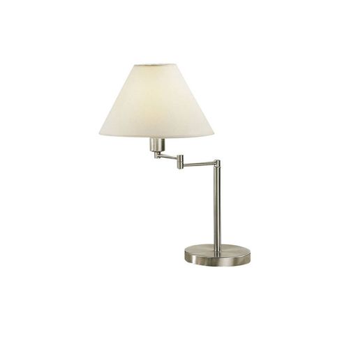 Lampe À Poser Hilton, Inclinable, Nickel