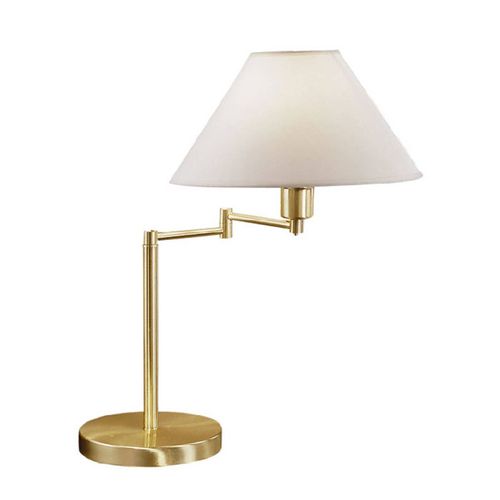 Lampe À Poser Hilton, Inclinable, Laiton