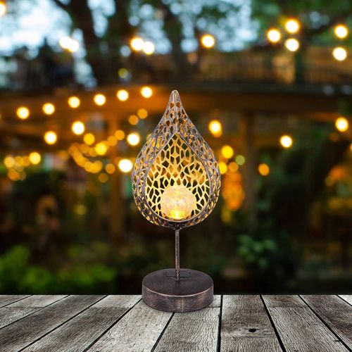 Lampe Solaire Led 33528 En Forme De Feuille