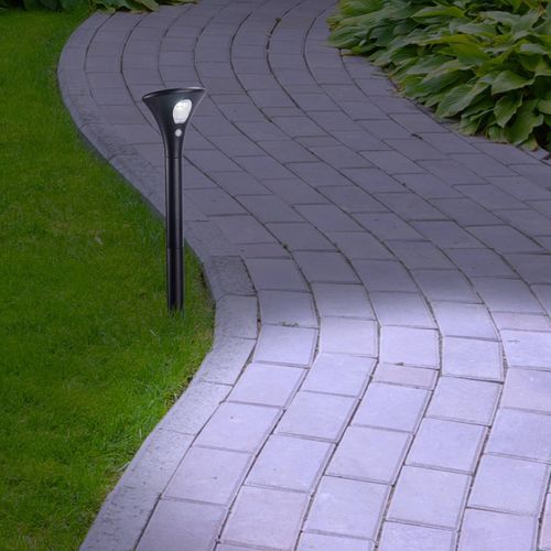 Lampe Solaire Led 33898s Détecteur, Piquet De Sol
