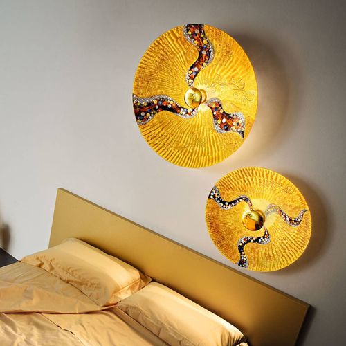 Kolarz Luna Kiss Gold Applique, 24 Ct, Ø 62 Cm
