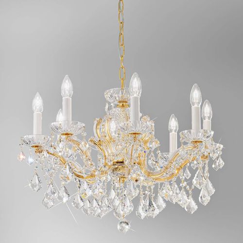 Kolarz Maria Louise Lustre, Doré 24 Ct, 8 Lampes