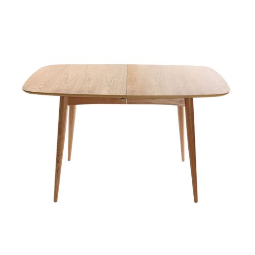 Table À Manger Extensible Frêne Naturel L130-160 Cm Nordeco