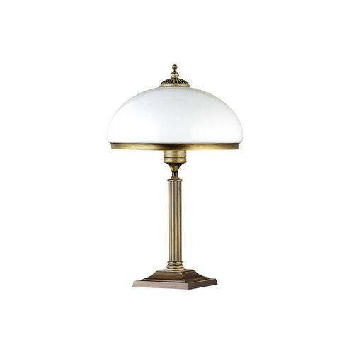 Lampe À Poser Petro Avec Abat-Jour En Verre