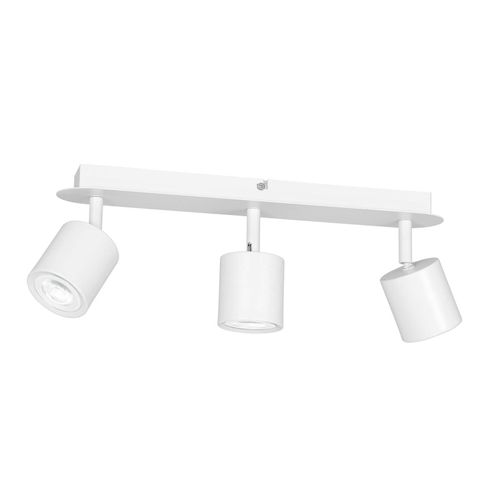 Spot Pour Plafond Modo En Inox, Blanc, 3 Lampes
