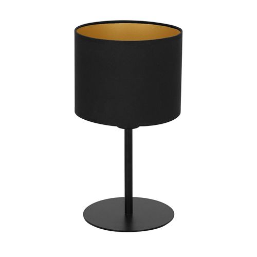 Lampe À Poser Soho Avec Abat-Jour Tissu Noir
