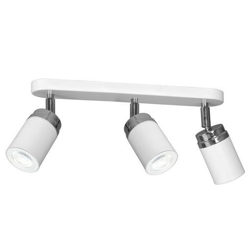 Spot Pour Plafond Reno, À 3 Lampes, Blanc/Chromé