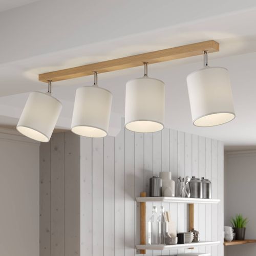 Spot Pour Plafond Corralee Blanc Linéaire 4 Lampes