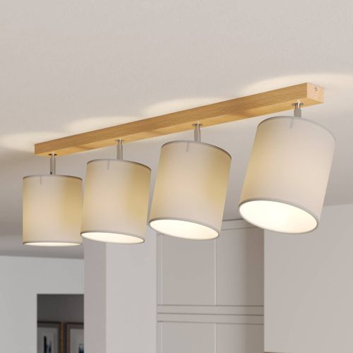 Spot Pour Plafond Corralee Gris Linéaire 4 Lampes