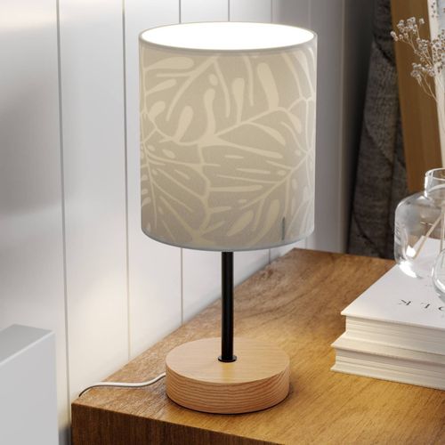 Lampe À Poser Hierro Avec Abat-Jour Papier Imprimé