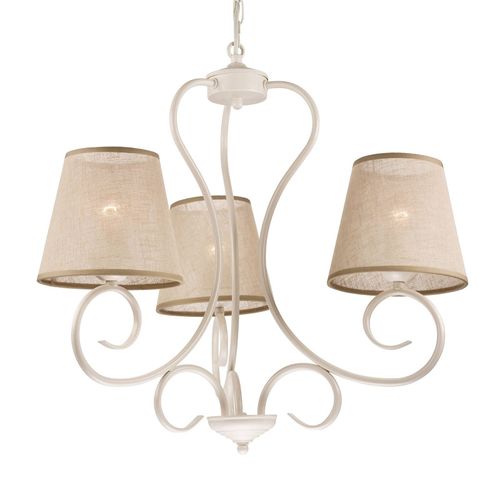Lustre Midgrad À Trois Lampes, Blanc