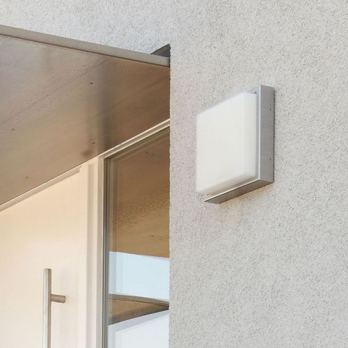 Applique Extérieur Led 046, Détecteur, Acier Inox