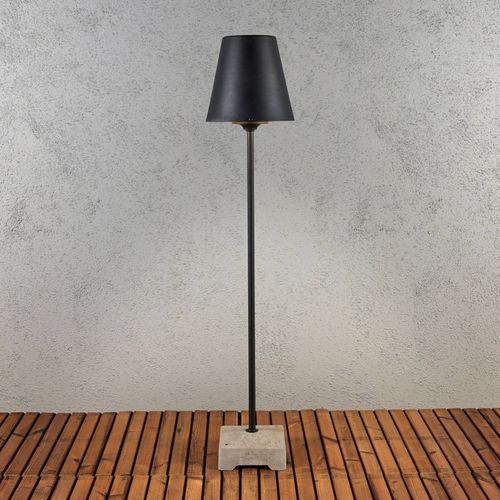 Luminaire De Terrasse Lucca Avec Piquet, Noir