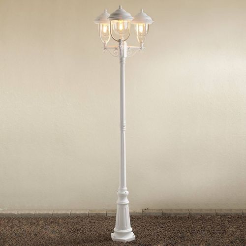 Lampadaire Candélabre 3 Abat-Jours Parma Blanc