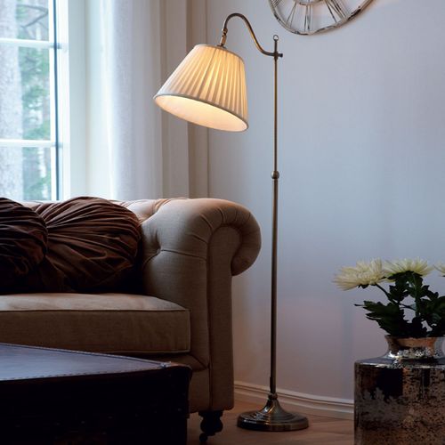 Lampadaire Antique Charleston Laiton Aspect Vielli