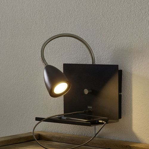 Applique Logi Avec Tablette, Noire