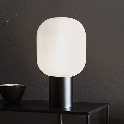 Lampe À Poser Brooklyn, Blanc Opale, 44 Cm