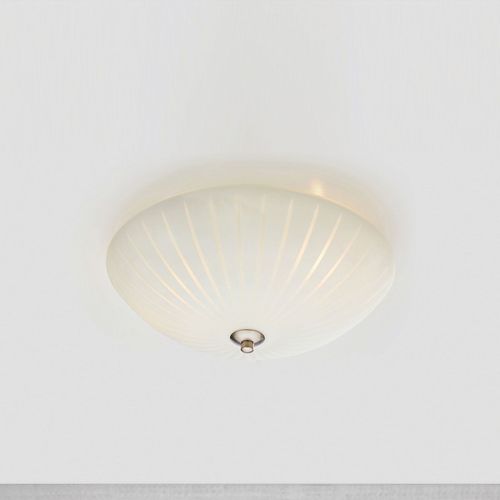 Plafonnier En Verre Cut, Ø 35 Cm