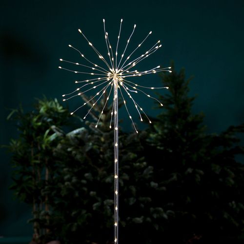 Lampe Déco Led Firework Outdoor Blanc Chaud Pile