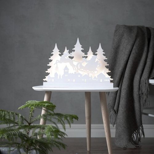 Lampe Déco Led Grandi Père Noël, Longueur 42 Cm