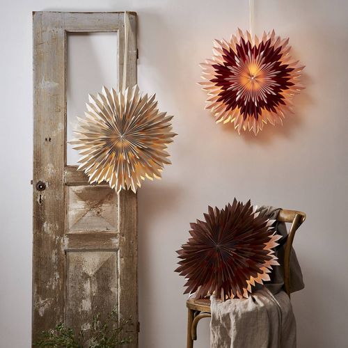 Étoile Déco Ice, Sans Douille, Brune