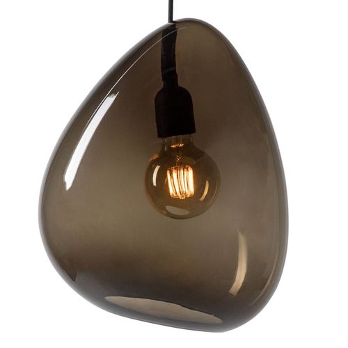 Suspension Ocean Verre Gris Foncé