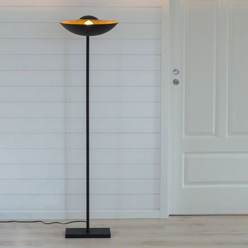 By Rydéns Captain Lampadaire Uplight Noir-Doré