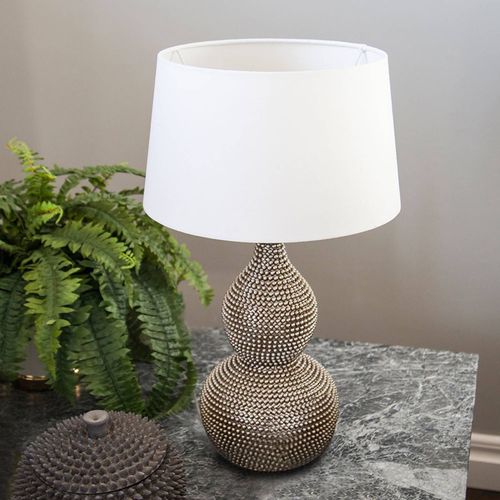 By Rydéns Lofty Lampe De Table Tissu Blanc