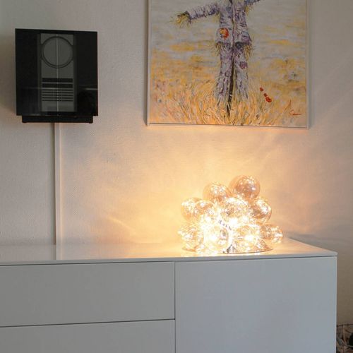 By Rydéns Gross Lampe À Poser En Verre Ambre