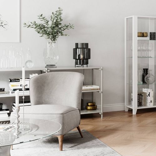 By Rydéns Ebbot Lampe À Poser Gris Fumée Ø 26,5 Cm
