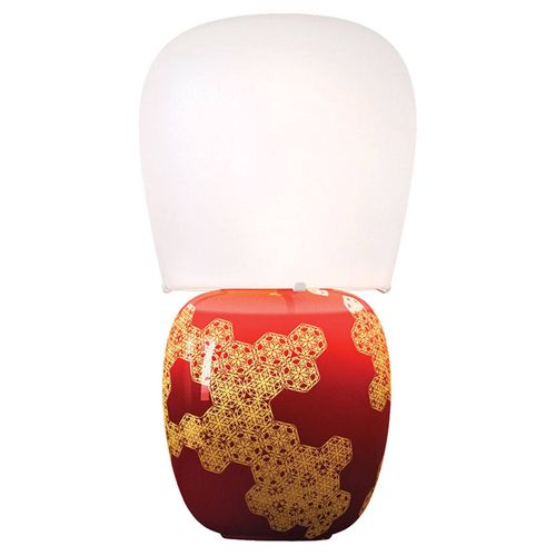 Kundalini Hive - Lampe À Poser En Céramique, Rouge