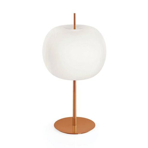 Kundalini Kushi Xl Lampe À Poser Cuivre/Blanche