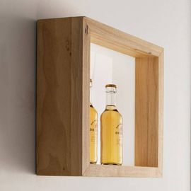 Applique Murale Led Carrée Window En Chêne