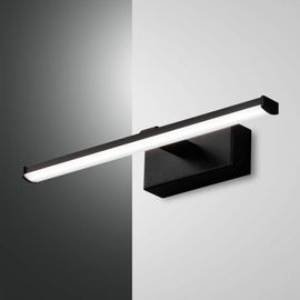 Applique Led Nala, Noire, Largeur 30 Cm