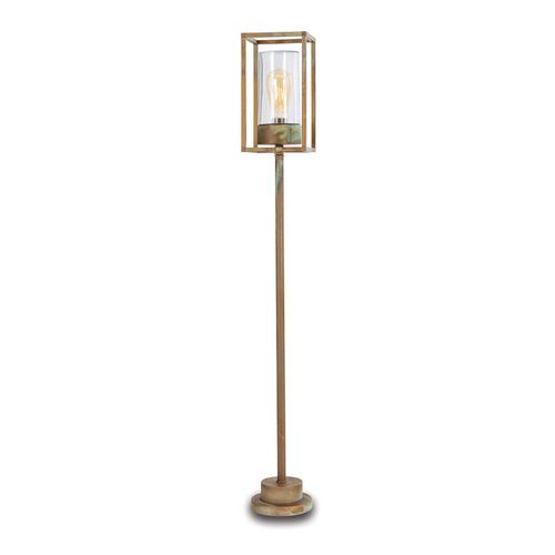 Borne Lumineuse Cubic³ 3371 Laiton Ancien/Transp.