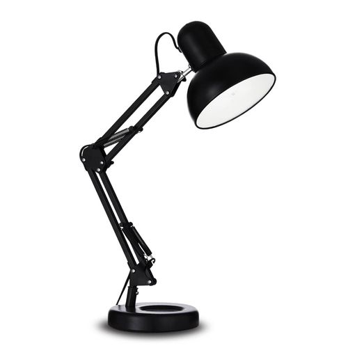 Lampe À Poser Kelly Avec Bras Articulé, E27, Noire