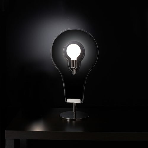 Remarquable Lampe À Poser Flat 32 Noire
