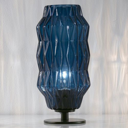 Origami - Lampe À Poser Bleue