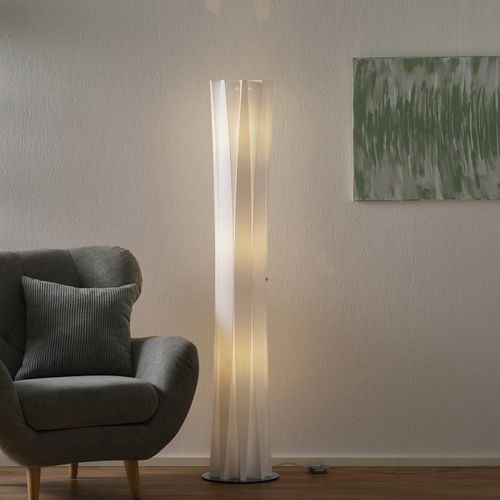 Élégant Lampadaire Bach, Hauteur 161 Cm, Blanc
