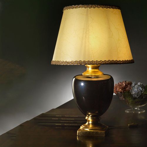Lampe À Poser Mozart En Noir/Doré