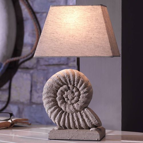 Lampe À Poser Conchiglia Avec Socle Décoré
