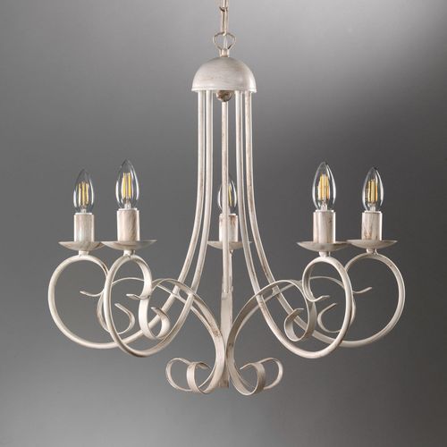 Lustre Pompei, À 5 Lampes Sans Abat-Jour