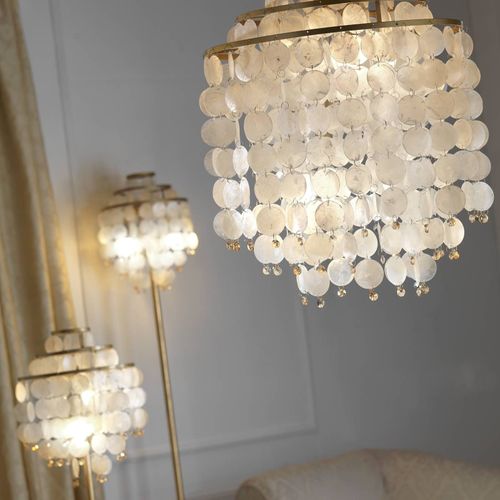 Lampadaire Ruben Avec Plaques De Nacre