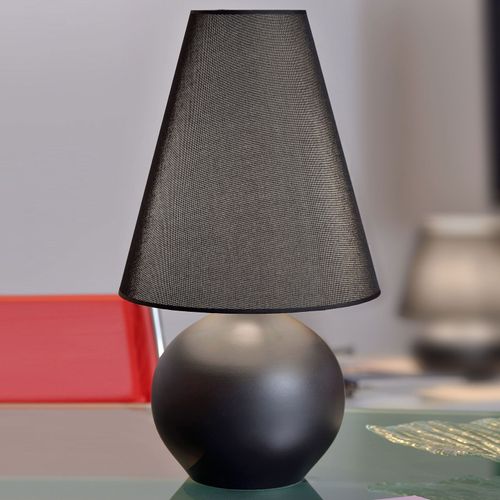 Lampe À Poser Sfera, Hauteur 44 Cm, Noire