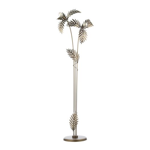 Lampadaire Dubai Aspect Feuilles, Bronze