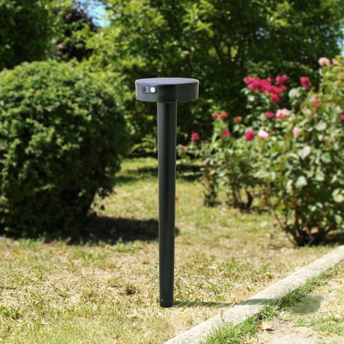 Potelet Led Fiorina Noir Cct Capteur