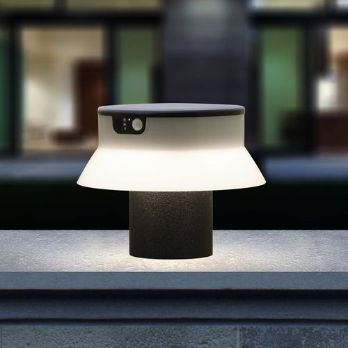 Lampe Solaire Led Felice Noire Cct Hauteur 18 Cm