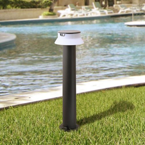 Borne Led Solaire Felice Noire Cct Hauteur 73 Cm